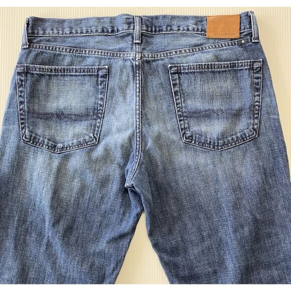 Lucky Brand VTG 361 Straight Mid Rise Blue Jeans Men's Size 36 x 32 - Picture 5 of 13
